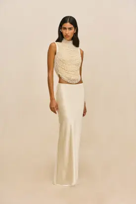 CHANTEL SKIRT - PEARL from Cult Gaia