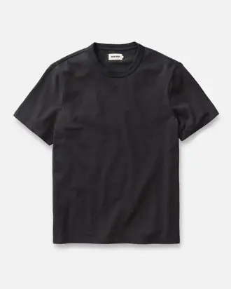 The Organic Cotton Shop Tee in Black from Taylor Stitch