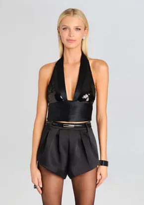 Larkspur Sequin Top from Retrofête