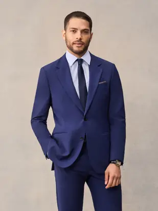 Essential Suit Jacket in Cove Blue from The Black Tux