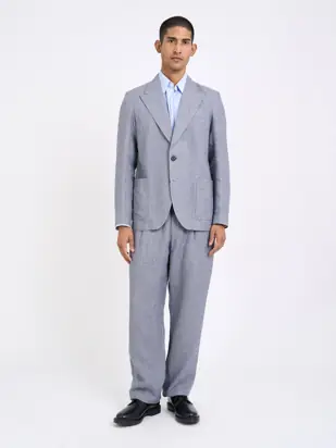 Wilkins Grey Finsbury Suit from Oliver Spencer