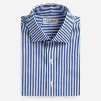 The Blue Schwartz Stripe Custom Shirt from Ledbury