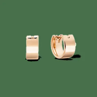 Line Earrings Polished Rose Gold 5.5mm from Daniel Wellington
