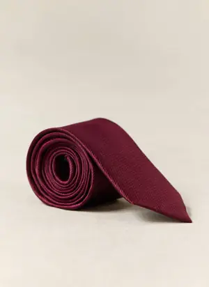 Grenadine Tie | Silk | Red from Percival