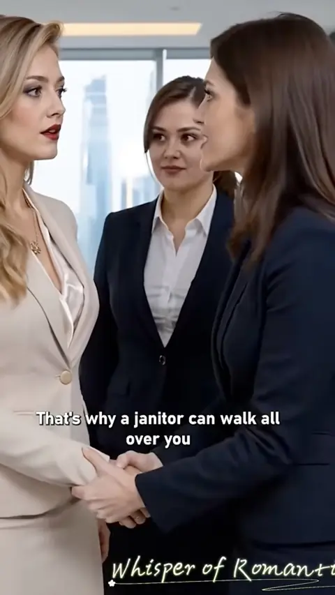 Navy tailored blazer with white shirt, still at 19:06 in Married Into a Wealthy Family by Mistake