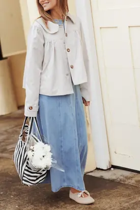 Tallara Trench Jacket - Beige from Petal & Pup