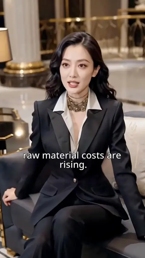 Black blazer, white collared shirt and gold choker, in Divorced After 18 Years, She Revealed Her Billionaire Identity