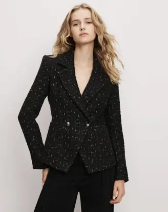 Theron Tweed Dickey Jacket from Veronica Beard