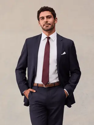 Navy Blue Suit Outfit from The Black Tux