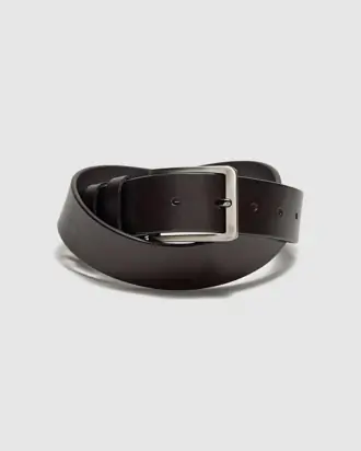 Casual Full Grain Leather Belt from Politix