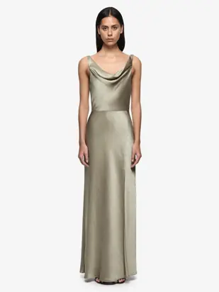 AUSTEN COWL NECK MAXI DRESS - SAGE from Bec + Bridge