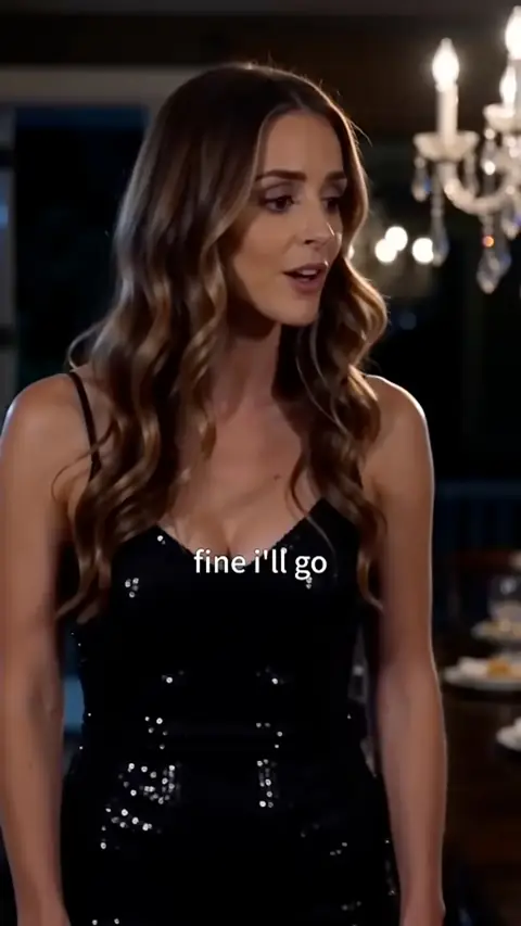 Black sequin V-neck slip dress for a night out, in The Revenge of Mrs. Nobody