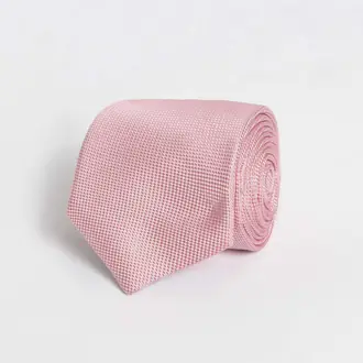 The Pink Barone Silk Tie from Ledbury