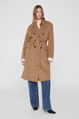 Sana Coat - Camel Cashmere Blend from ANINE BING