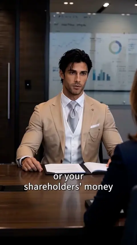 Camel suit, white waistcoat and silver tie, in Everything You Took, I'm Coming For