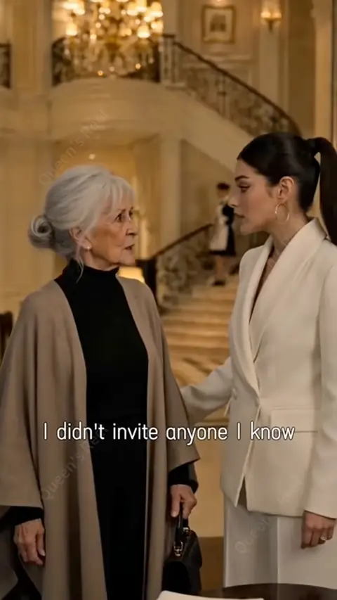 Ivory blazer with gold hoops and a taupe cape, in The Maid's Daughter Played Queen, Until the Real Heiress Returns