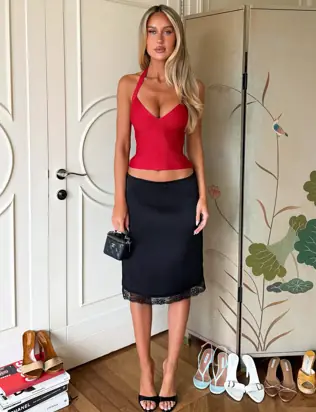 LEISEL SKIRT - BLACK from Tiger Mist