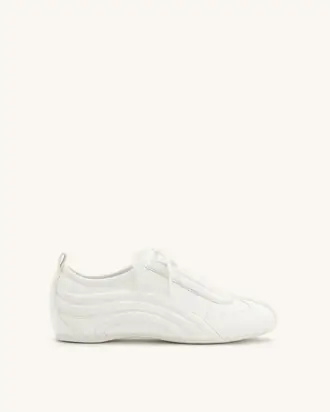 Ferne Streamlined Lustrous Sneakers - White from JW PEI