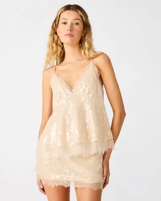 PFEIFFER TOP CHAMPAGNE from Steve Madden