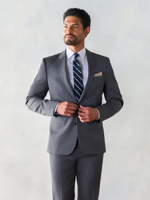 Grey Suit Outfit from The Black Tux