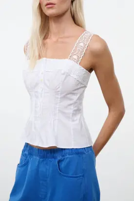 Matilde Top | White from STAUD