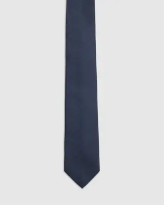 Linus Herringbone Silk 7Cm Tie from Oxford