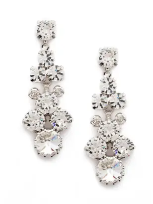 Well-Rounded Crystal Drop Dangle Earrings - EDH27RHCRY from Sorrelli
