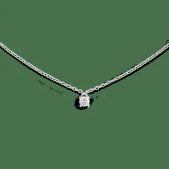 Mirelle Solitaire Necklace Silver from Daniel Wellington