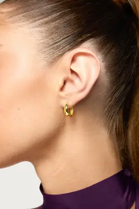 Chunky Hoop Earrings from Edikted