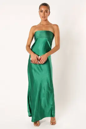 Adina Maxi Dress - Emerald from Petal & Pup