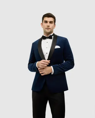 Black Tie Velvet Tuxedo from Politix