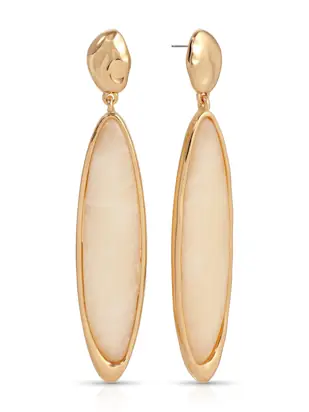 Elongated Drop Earrings from Ettika