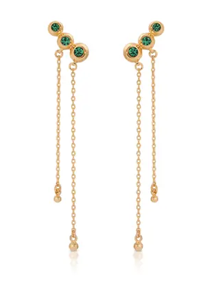 Emerald City Waterfall Earrings from Ettika