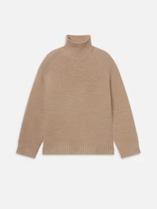 The Links Turtleneck Sweater -- Oatmeal from FRAME
