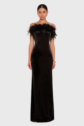 Ella Gown in Velvet from Amanda Uprichard