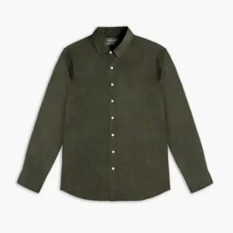 Linen Shirt | Olive from Thursday