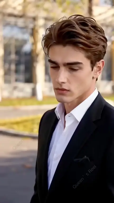 Black suit over an open white shirt, in My Husband Gave His Mistress My Car
