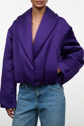 Romeo Jacket | Amethyst from STAUD