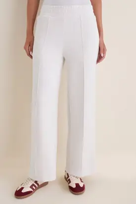 Ivory Marl The Wide Leg Pant 28 from Tuckernuck