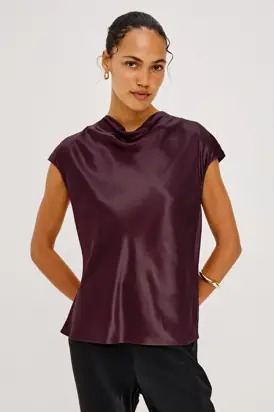 LORETTA TOP - WINE from Rails