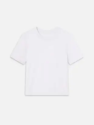 The Baby Tee -- White from FRAME