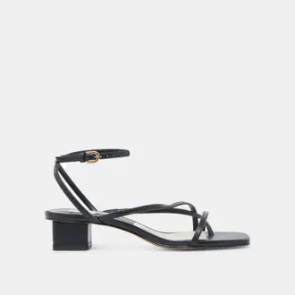 KARLOS WIDE SANDALS BLACK LEATHER from Dolce Vita
