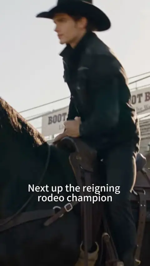 Black cowboy hat and black denim jacket, in Secret Billionaire CEO Betrayed by Her Fiancé