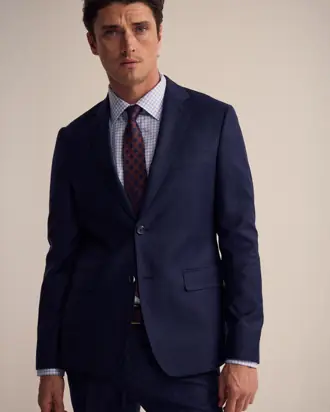 Byron Wool Checked Suit Jacket from Oxford