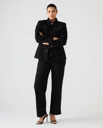 PARC CRYSTAL JACKET BLACK from Steve Madden