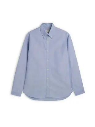 Brook Button Down Shirt Brecon Oxford Blue from Oliver Spencer