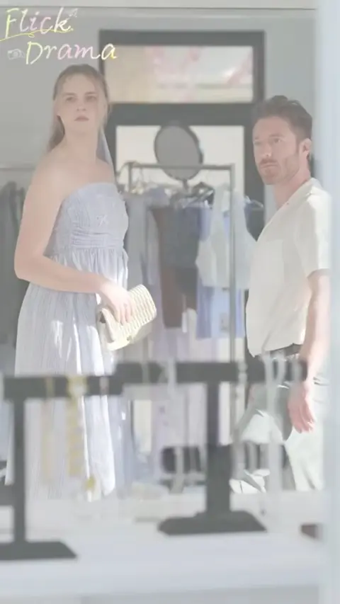 White short-sleeve camp shirt, still at 11:05 in Doctor Wife and Her Hidden Billionaire Husband