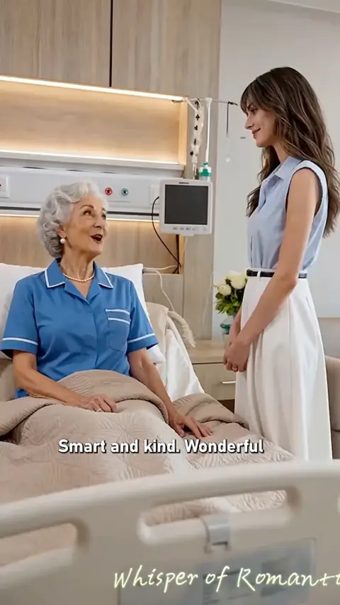 Light blue sleeveless shirt, black belt and white trousers, in She Married a 'Poor' Husband, He Turned Out to Be the Billionaire CEO