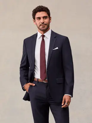 Navy Blue Suit from The Black Tux