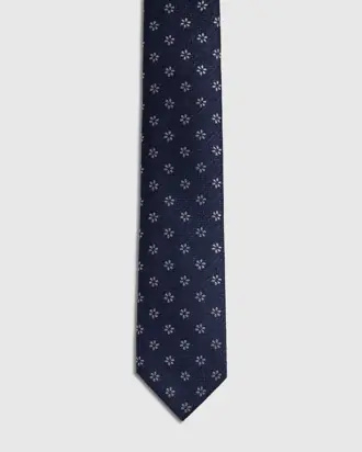 Isaac Ditsy 7Cm Silk/Wool Tie from Oxford